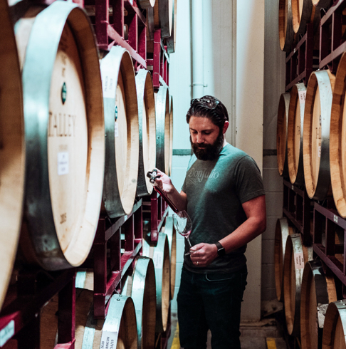 Eric Johnson is the winemaker at Talley Vineyards.